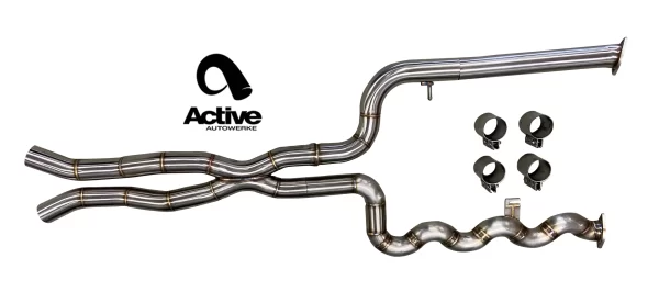 G80ELb 3 600x276 - Active Autowerke G80/G82 M3/M4 Signature Equal Length mid-pipe