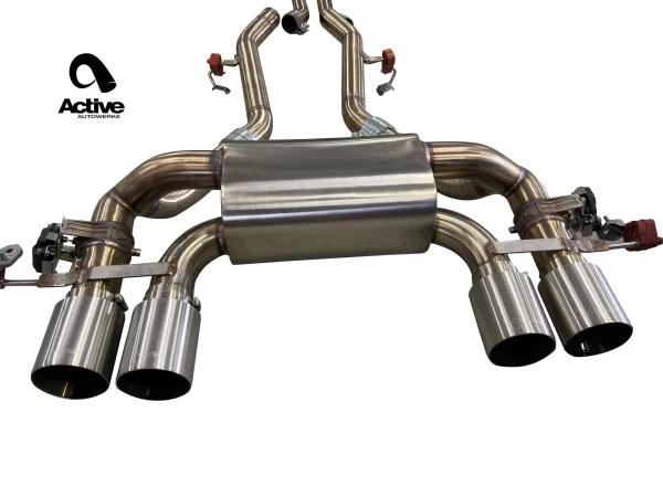 G80REARB 2 600x450 - G80 M3 and G82 M4 Valved Rear Axle-back Exhaust