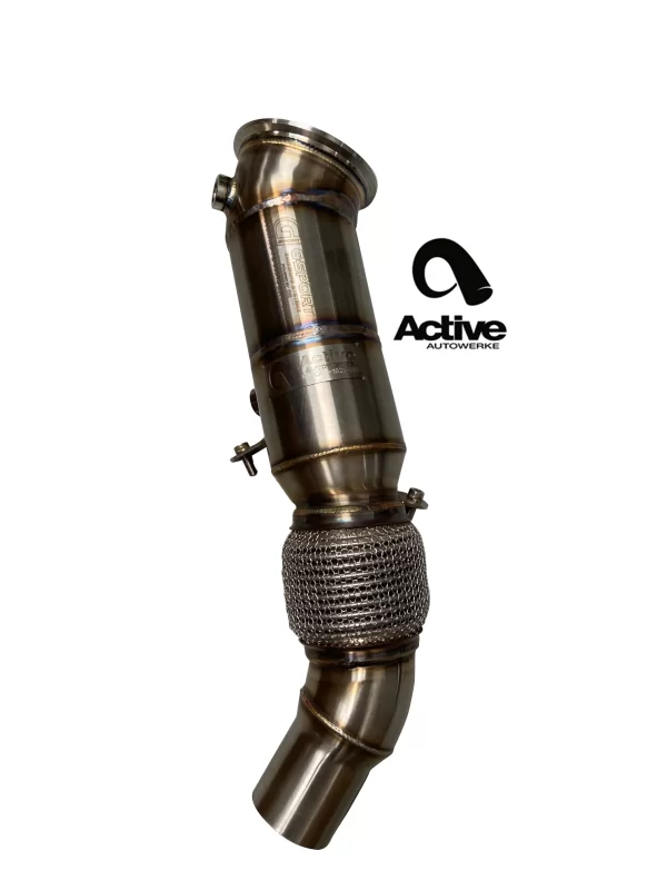 N20catc 3 600x800 - Active Autowerke BMW N20 F3X M228i 328i 428i GESI Catted Downpipe