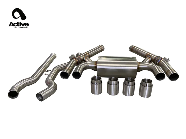 m2cexh2 3 - F87 M2C Valved Rear Axle-back Exhaust